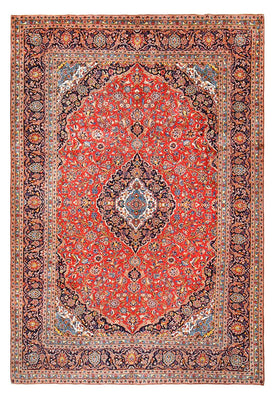 Tappeto Persero - Keshan - 422 x 296 cm - rosso