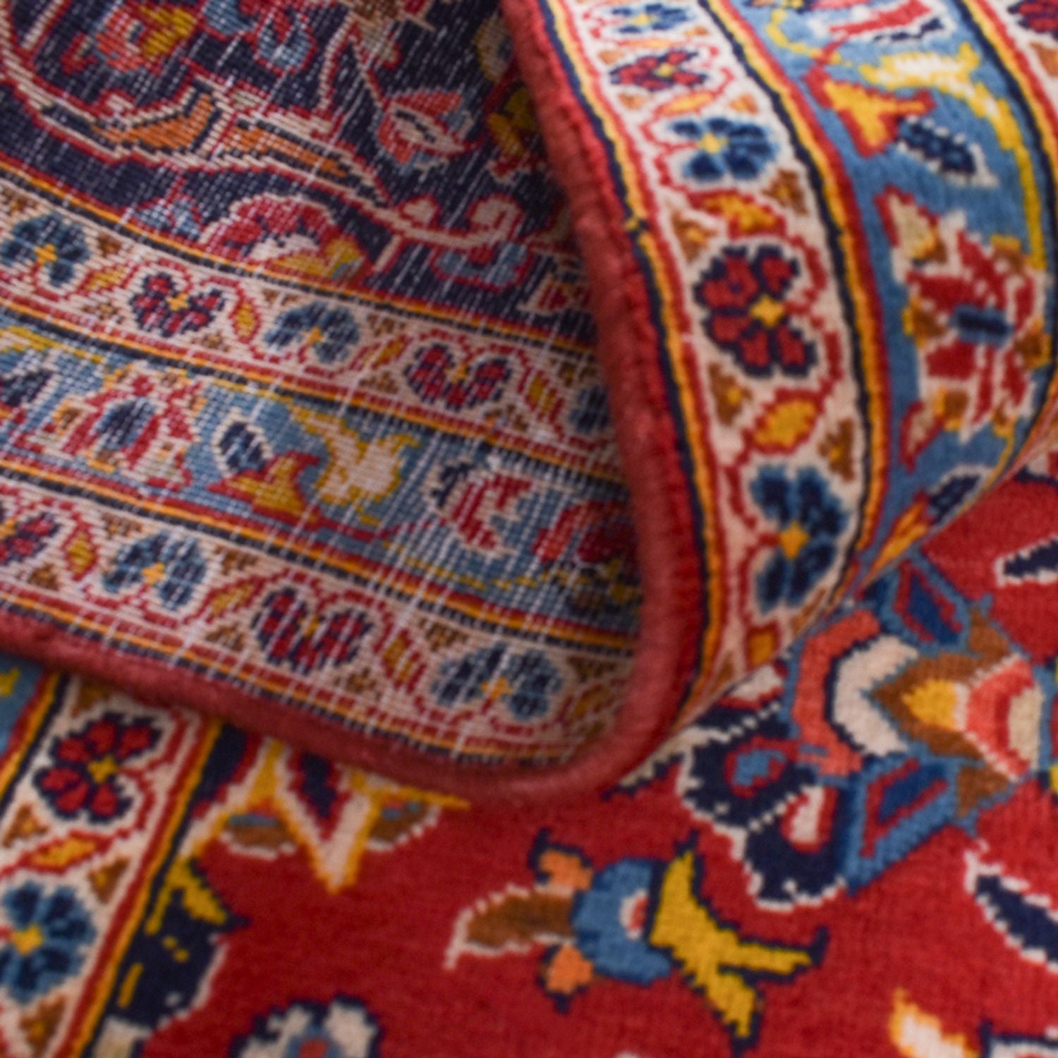 Tappeto Persero - Keshan - 422 x 296 cm - rosso