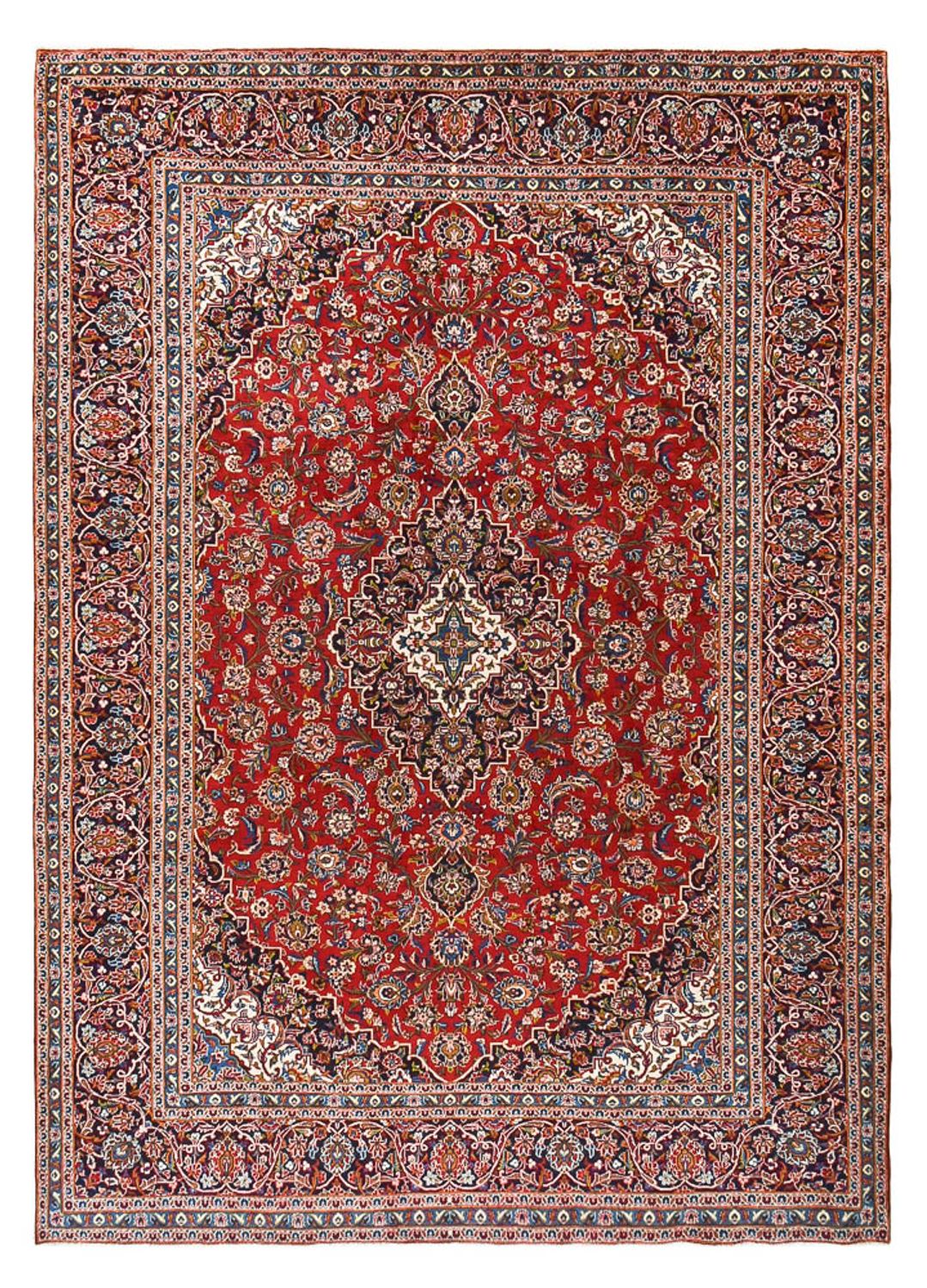 Tappeto Persero - Keshan - 395 x 288 cm - rosso