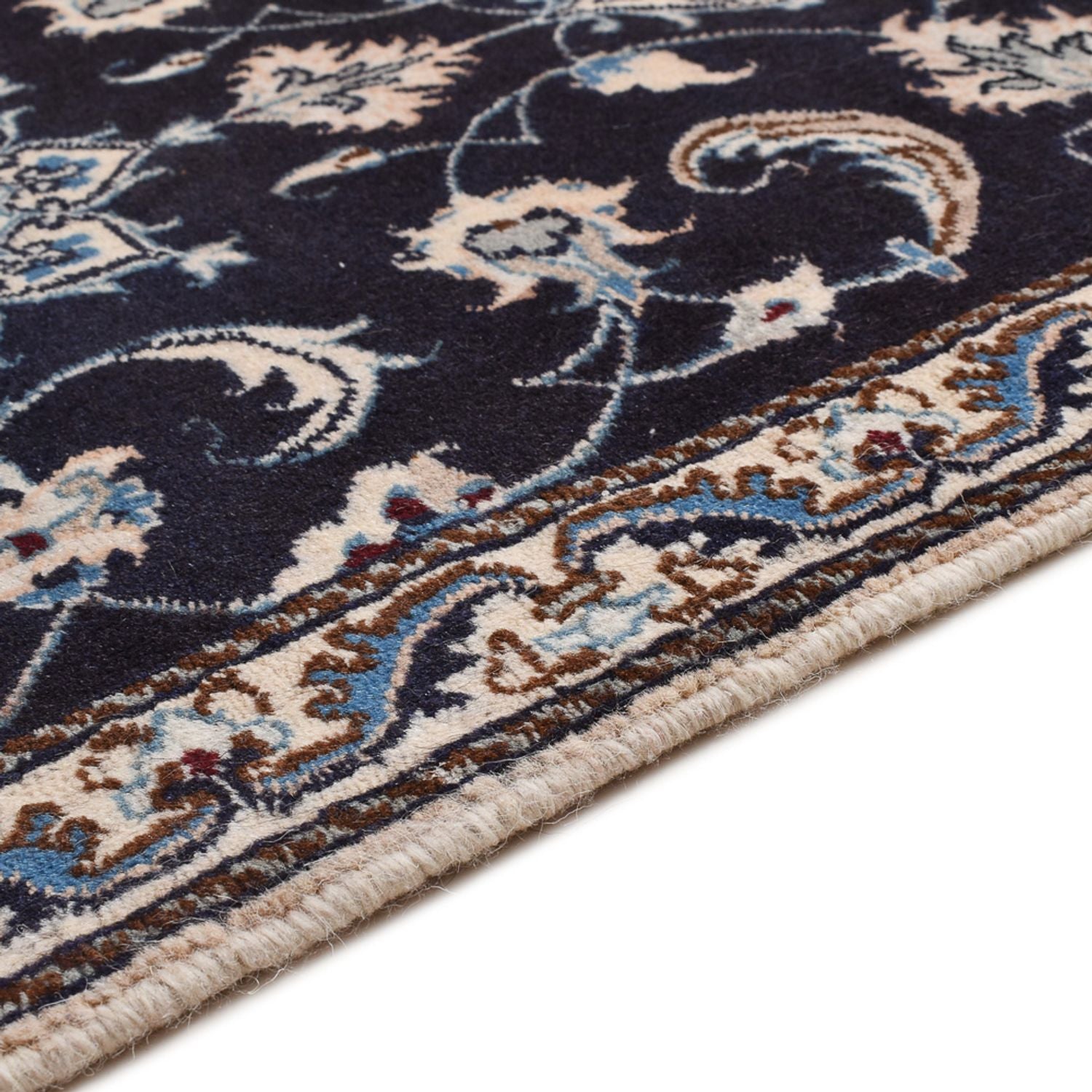 Tappeto Persero - Nain - 138 x 67 cm - blu scuro