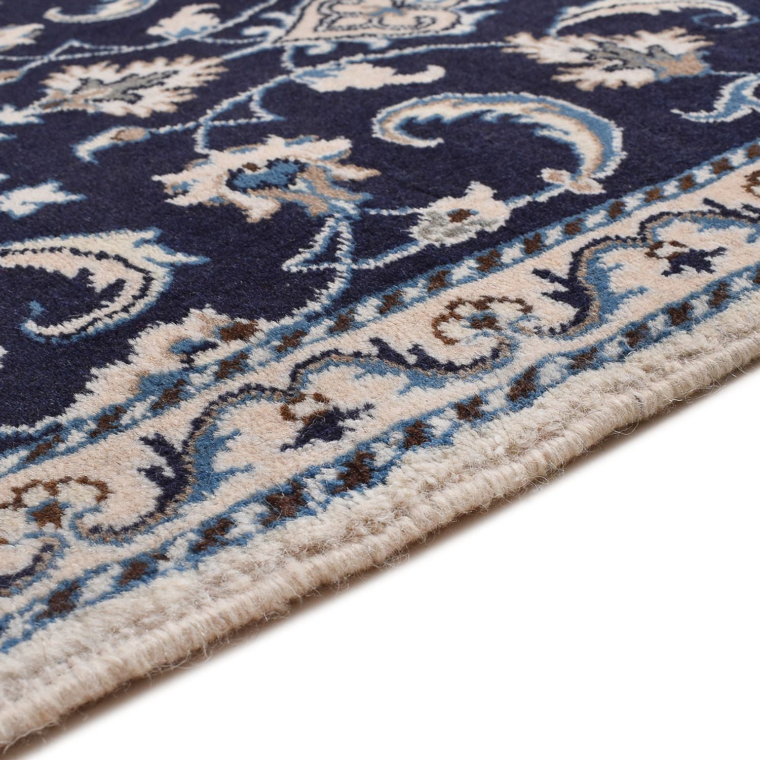 Tappeto Persero - Nain - 133 x 70 cm - blu scuro