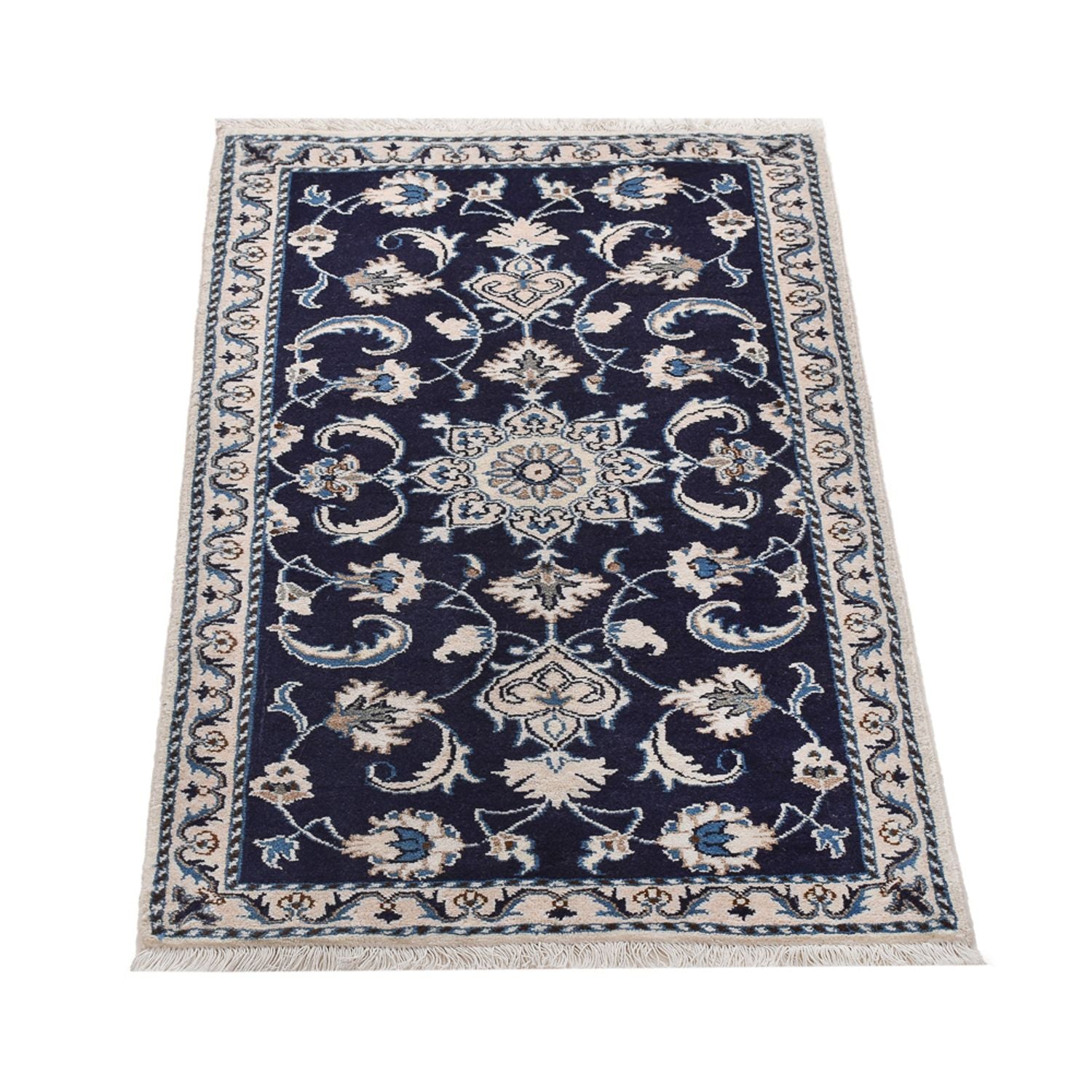 Tappeto Persero - Nain - 133 x 70 cm - blu scuro