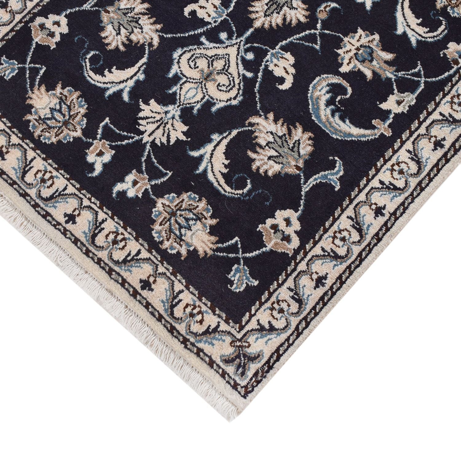 Tappeto Persero - Nain - 135 x 69 cm - blu scuro