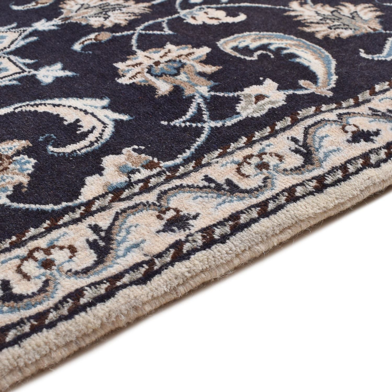 Tappeto Persero - Nain - 135 x 69 cm - blu scuro
