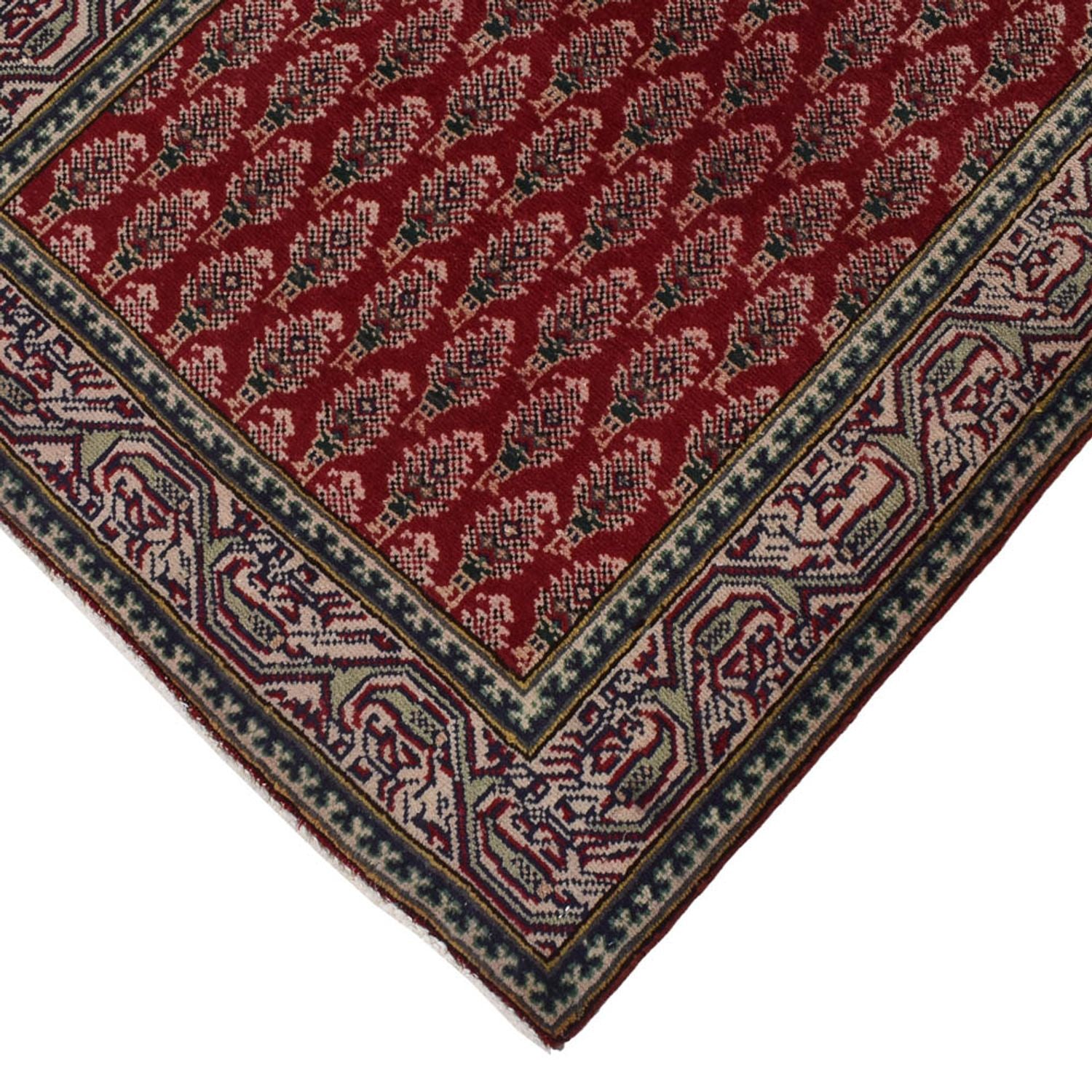 Tappeto corsia Tappeto Persero - Tabriz - 337 x 83 cm - ruggine