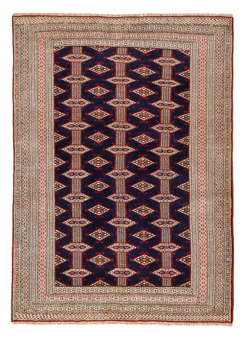 Tappeto Turkaman - 175 x 125 cm - blu scuro