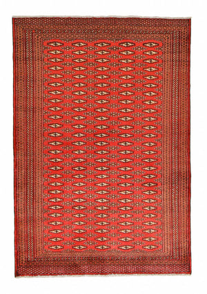 Tappeto Turkaman - 189 x 130 cm - rosso