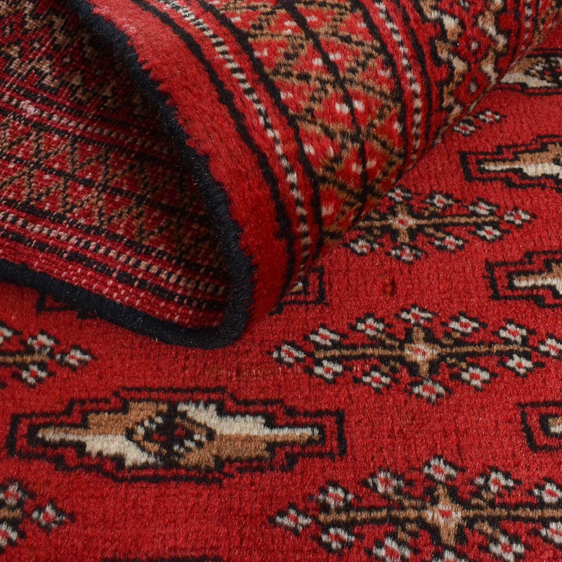 Tappeto Turkaman - 189 x 130 cm - rosso