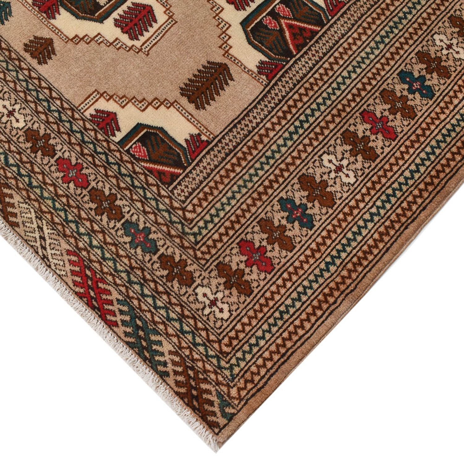 Tappeto Turkaman - 199 x 143 cm - multicolore
