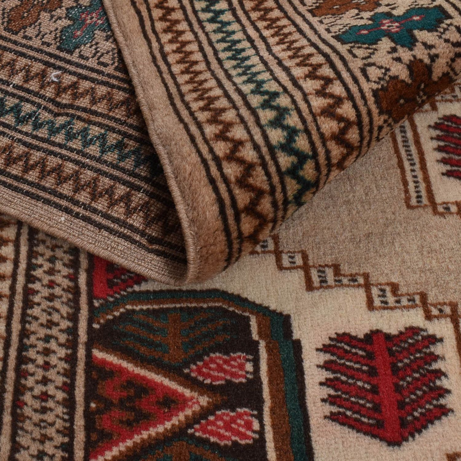 Tappeto Turkaman - 199 x 143 cm - multicolore