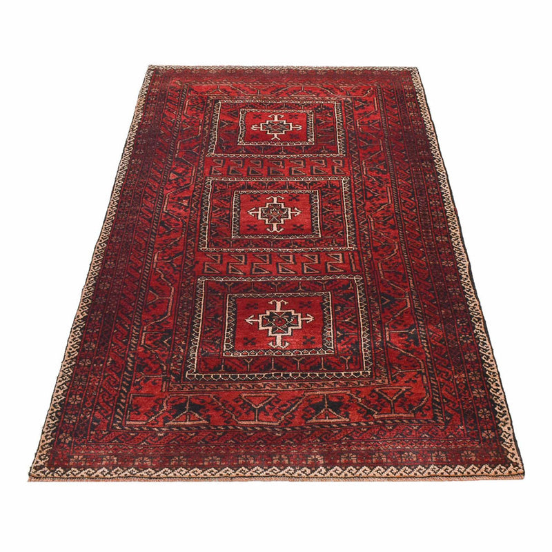 Tappeto Belutsch forma speciale  - 198 x 114 cm - rosso