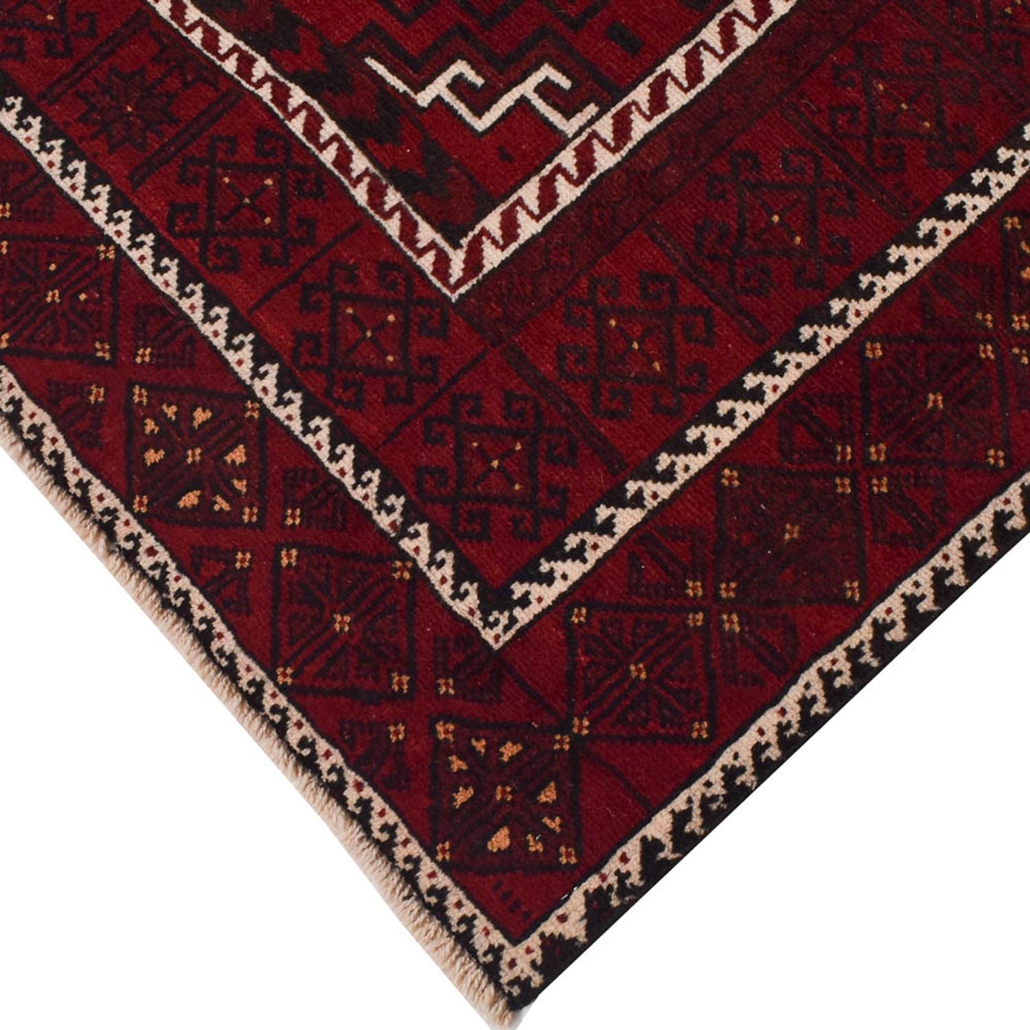 Tappeto corsia Tappeto Belutsch - 214 x 110 cm - ruggine