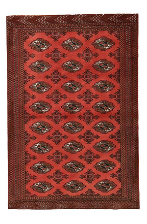 Tappeto Turkaman - 188 x 126 cm - rosso
