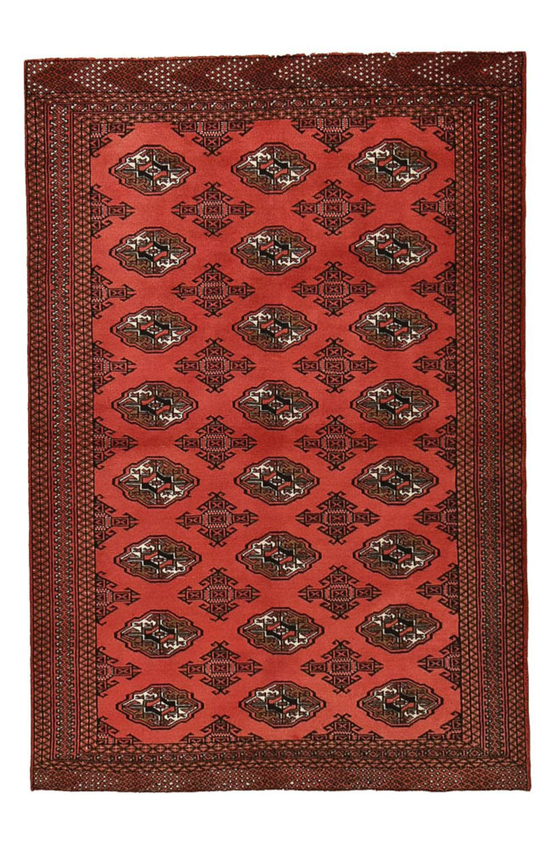 Tappeto Turkaman - 188 x 126 cm - rosso