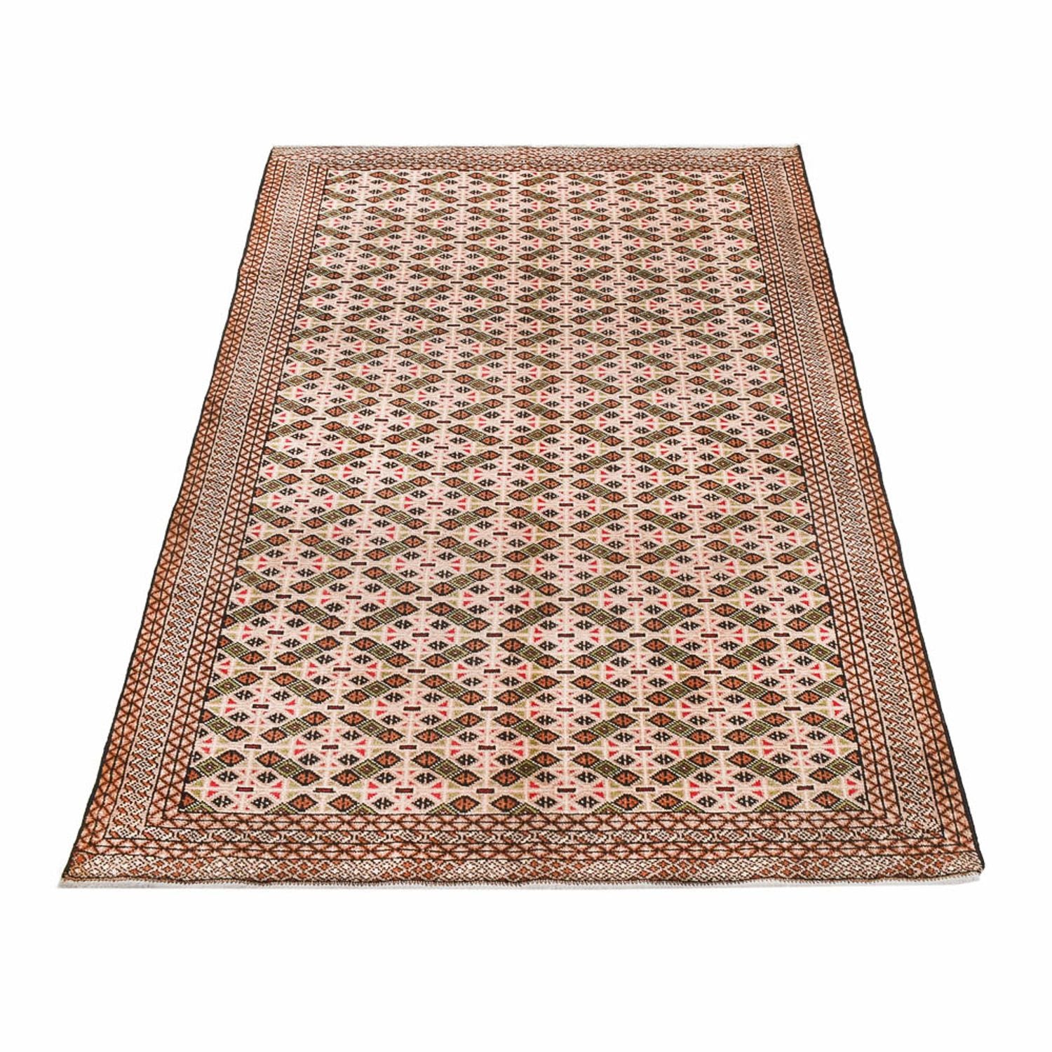 Tappeto Turkaman - 193 x 130 cm - beige scuro