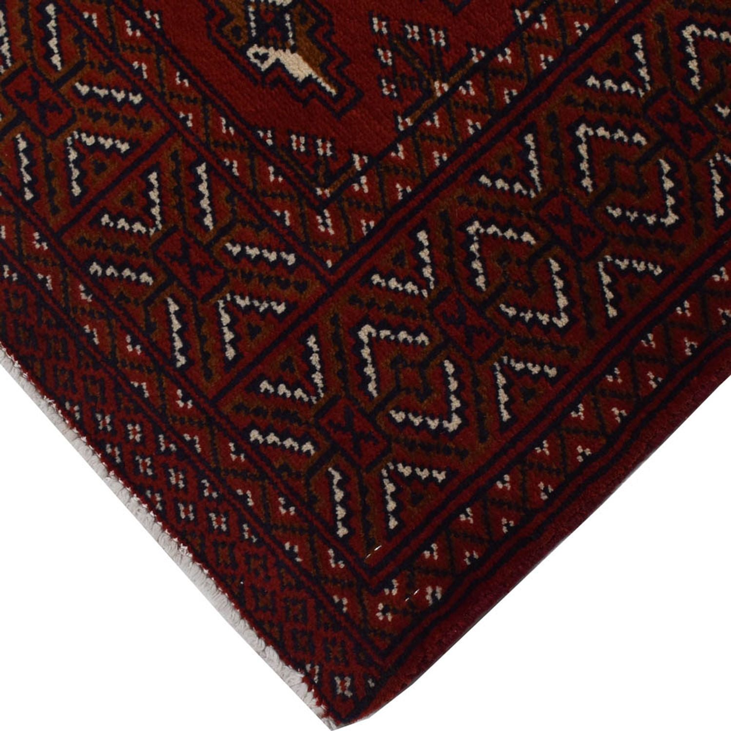 Tappeto corsia Tappeto Turkaman - 287 x 101 cm - ruggine