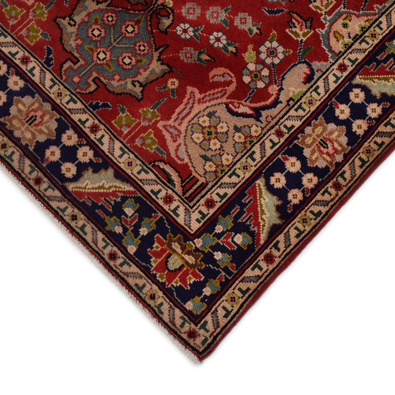 Tappeto corsia Tappeto Persero - Tabriz - 400 x 92 cm - rosso