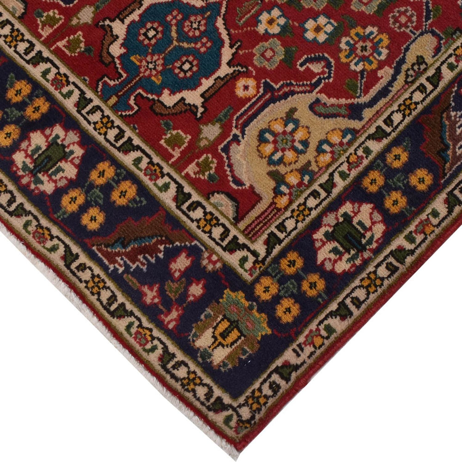 Tappeto corsia Tappeto Persero - Tabriz - 306 x 72 cm - rosso