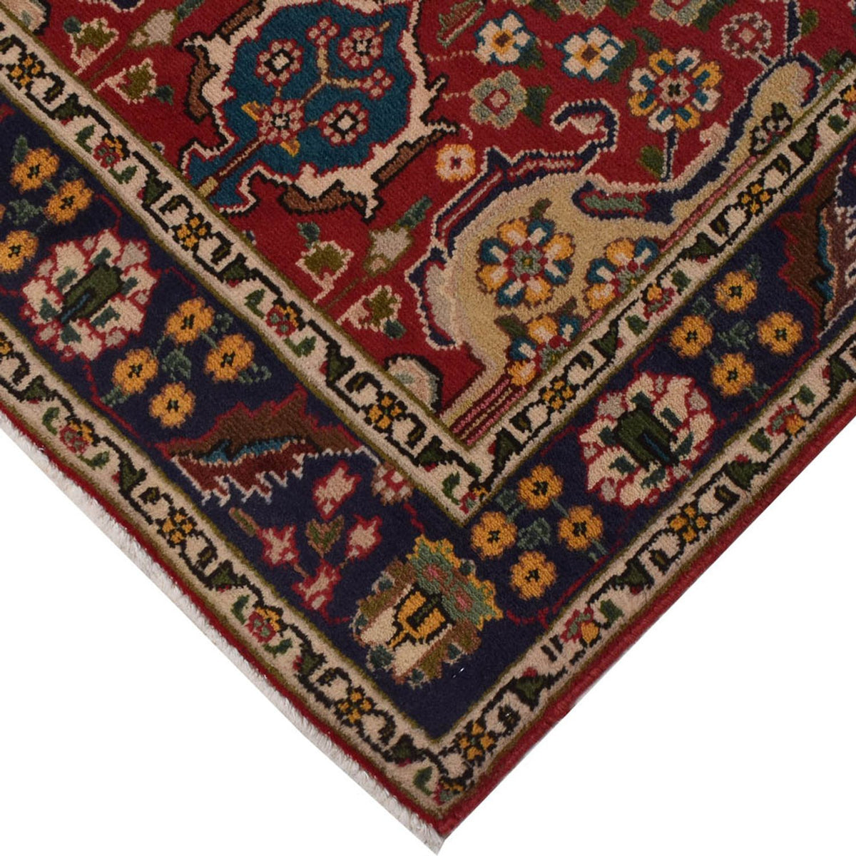 Tappeto corsia Tappeto Persero - Tabriz - 306 x 72 cm - rosso
