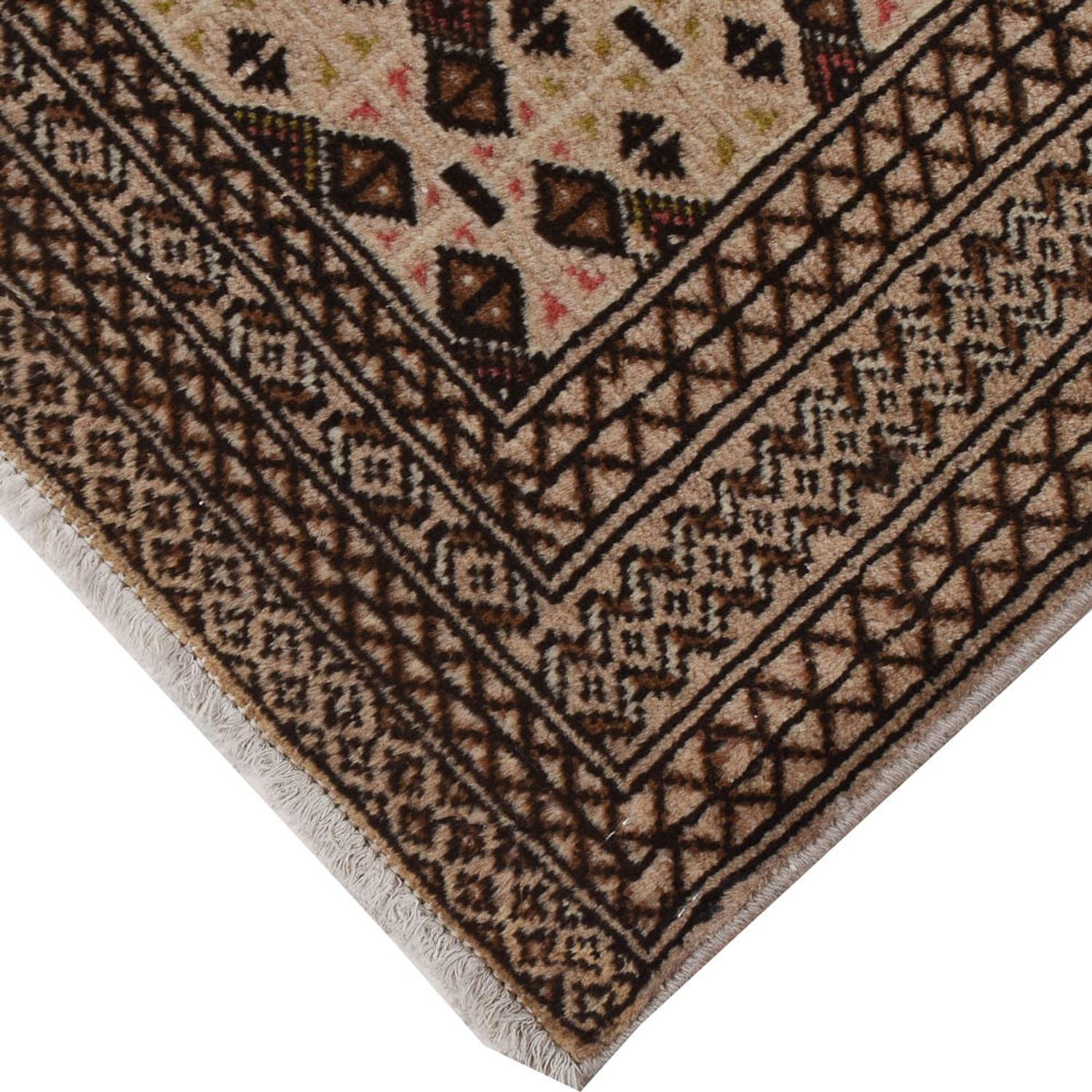 Tappeto corsia Tappeto Turkaman - 285 x 79 cm - sabbia