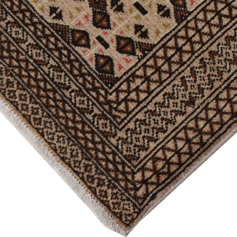 Tappeto corsia Tappeto Turkaman - 285 x 79 cm - sabbia