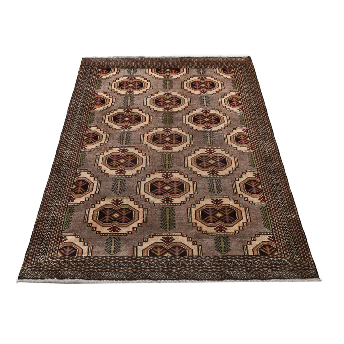 Tappeto Turkaman - 188 x 127 cm - multicolore