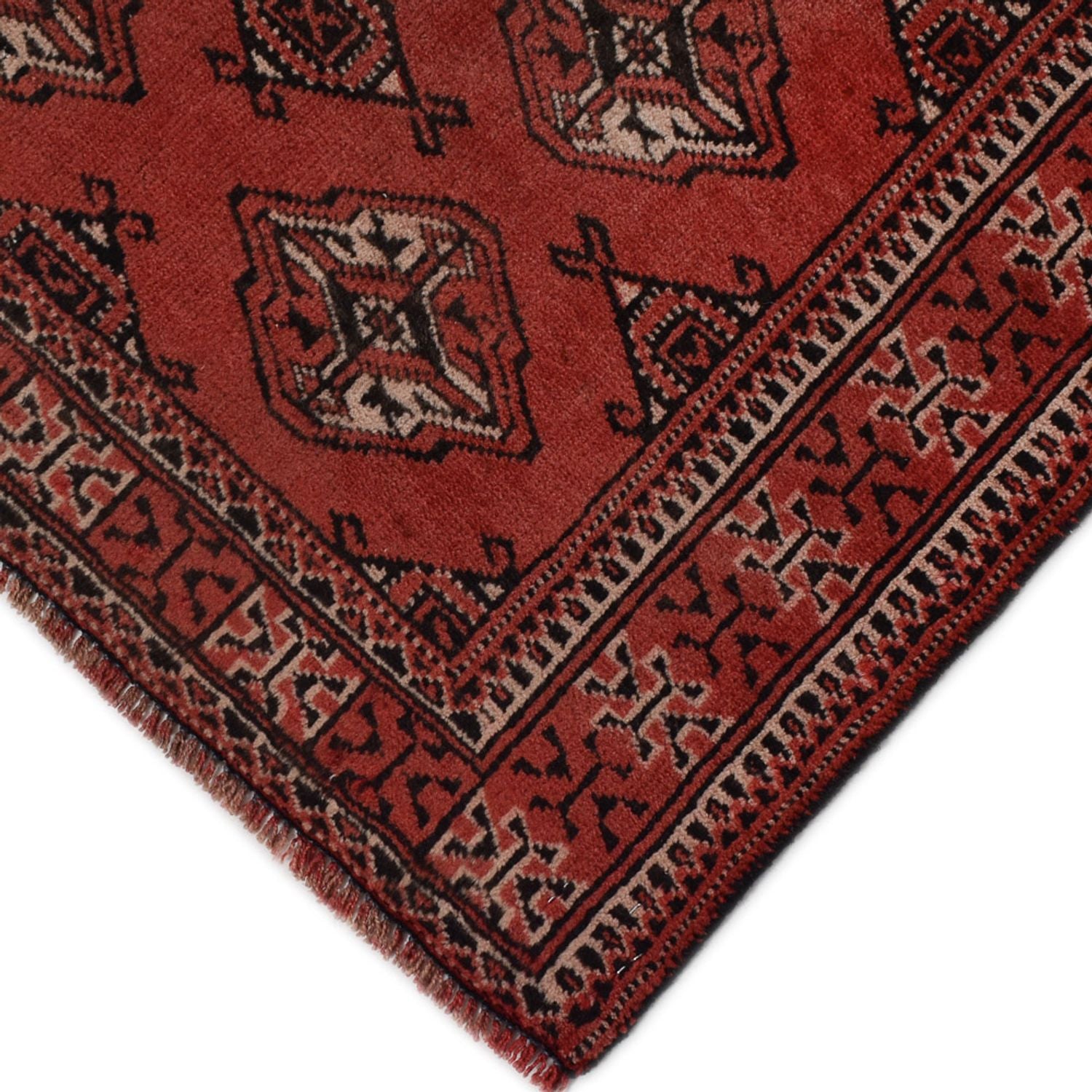 Tappeto corsia Tappeto Turkaman - 266 x 97 cm - rosso