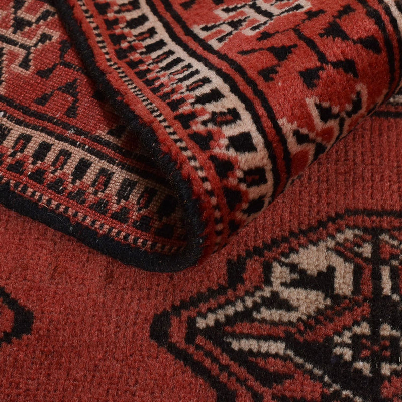 Tappeto corsia Tappeto Turkaman - 266 x 97 cm - rosso