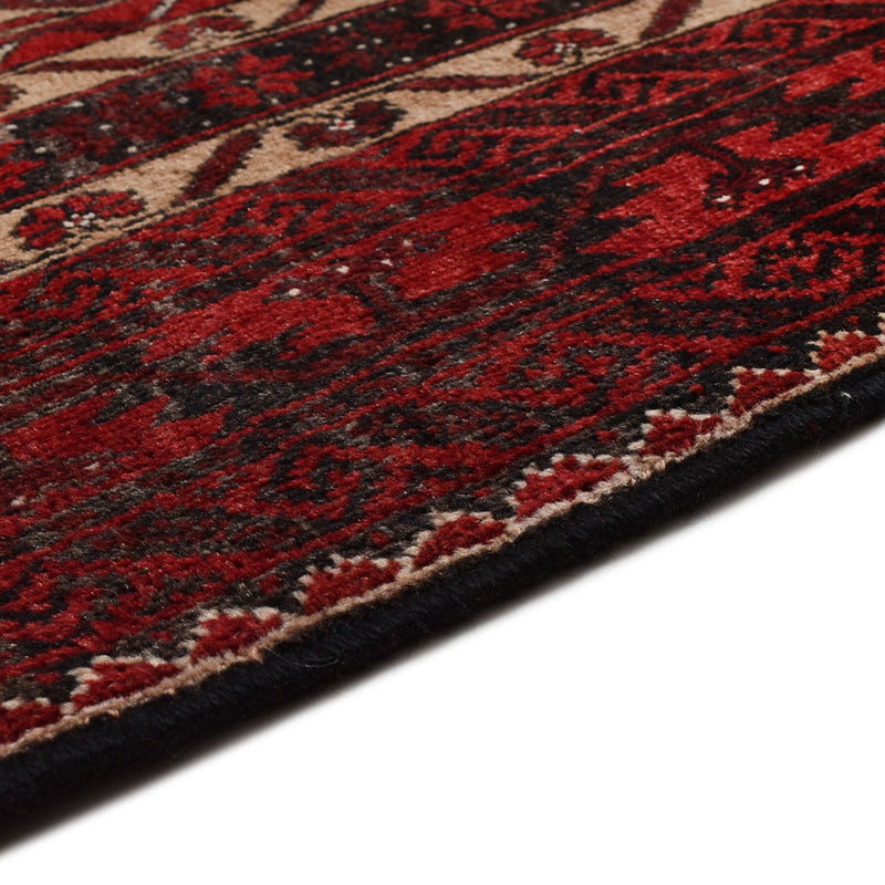 Tappeto corsia Tappeto Belutsch - 196 x 96 cm - rosso scuro