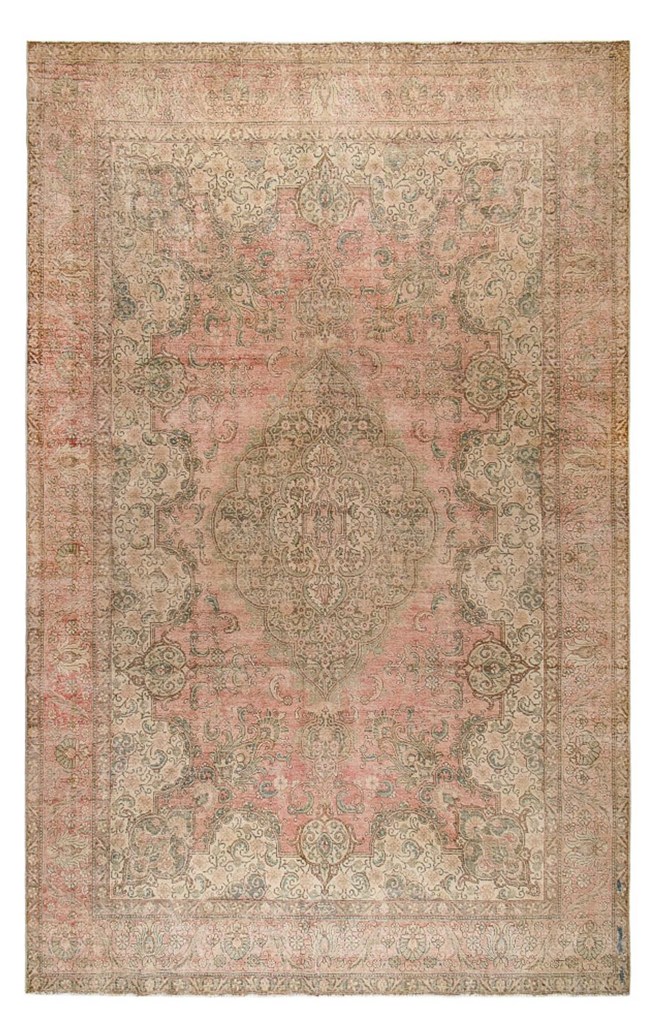 Tappeto vintage - 470 x 298 cm - beige scuro