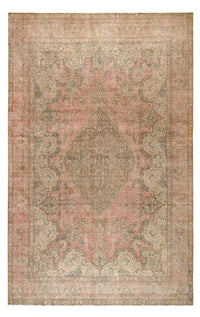 Tappeto vintage - 470 x 298 cm - beige scuro
