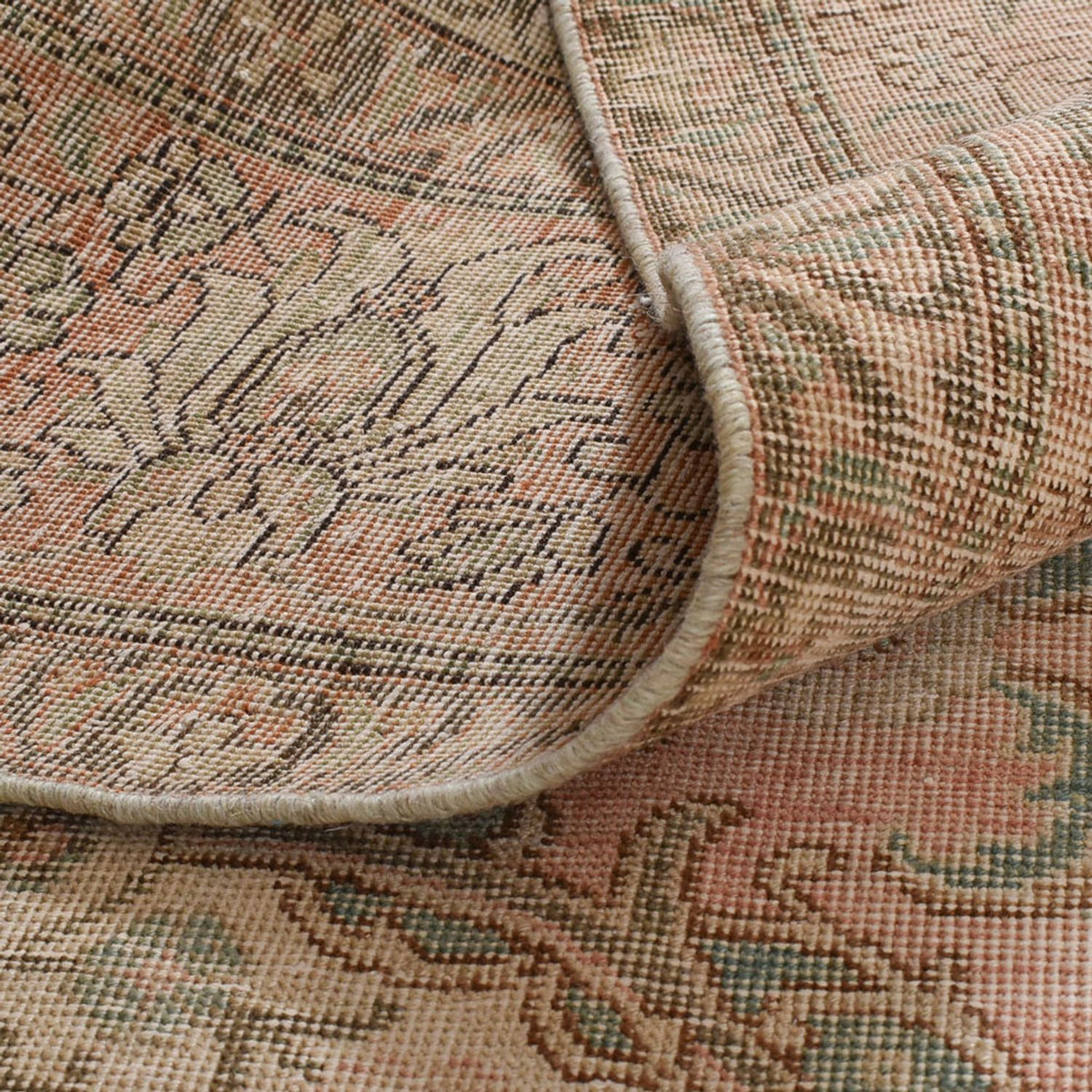 Tappeto vintage - 470 x 298 cm - beige scuro