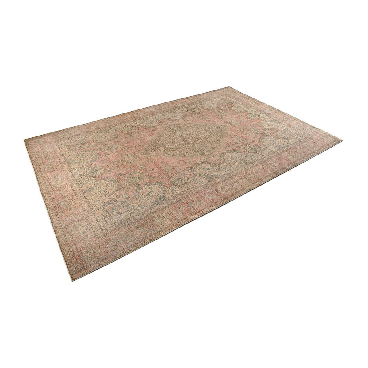 Tappeto vintage - 470 x 298 cm - beige scuro