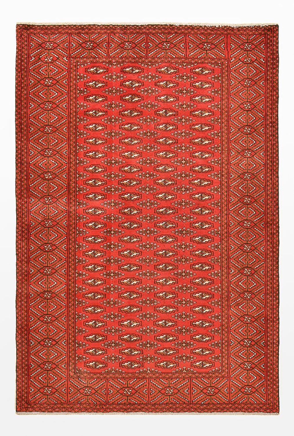 Tappeto Turkaman - 186 x 125 cm - rosso