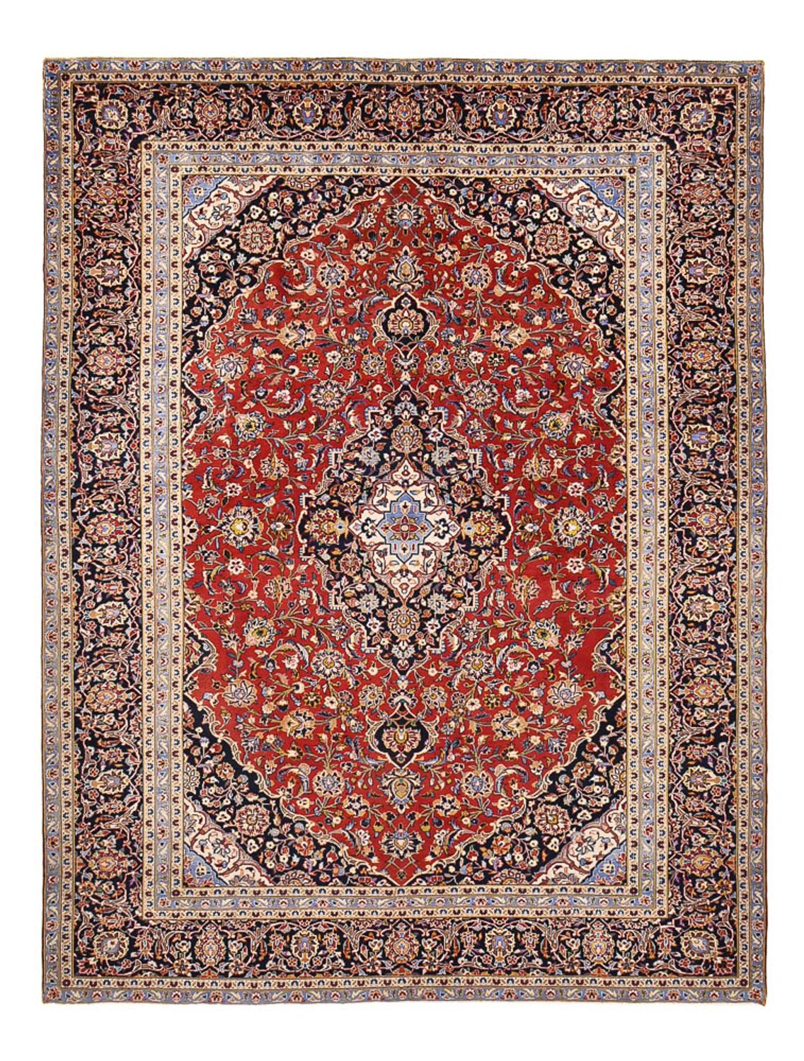 Tappeto Persero - Keshan - 378 x 285 cm - rosso