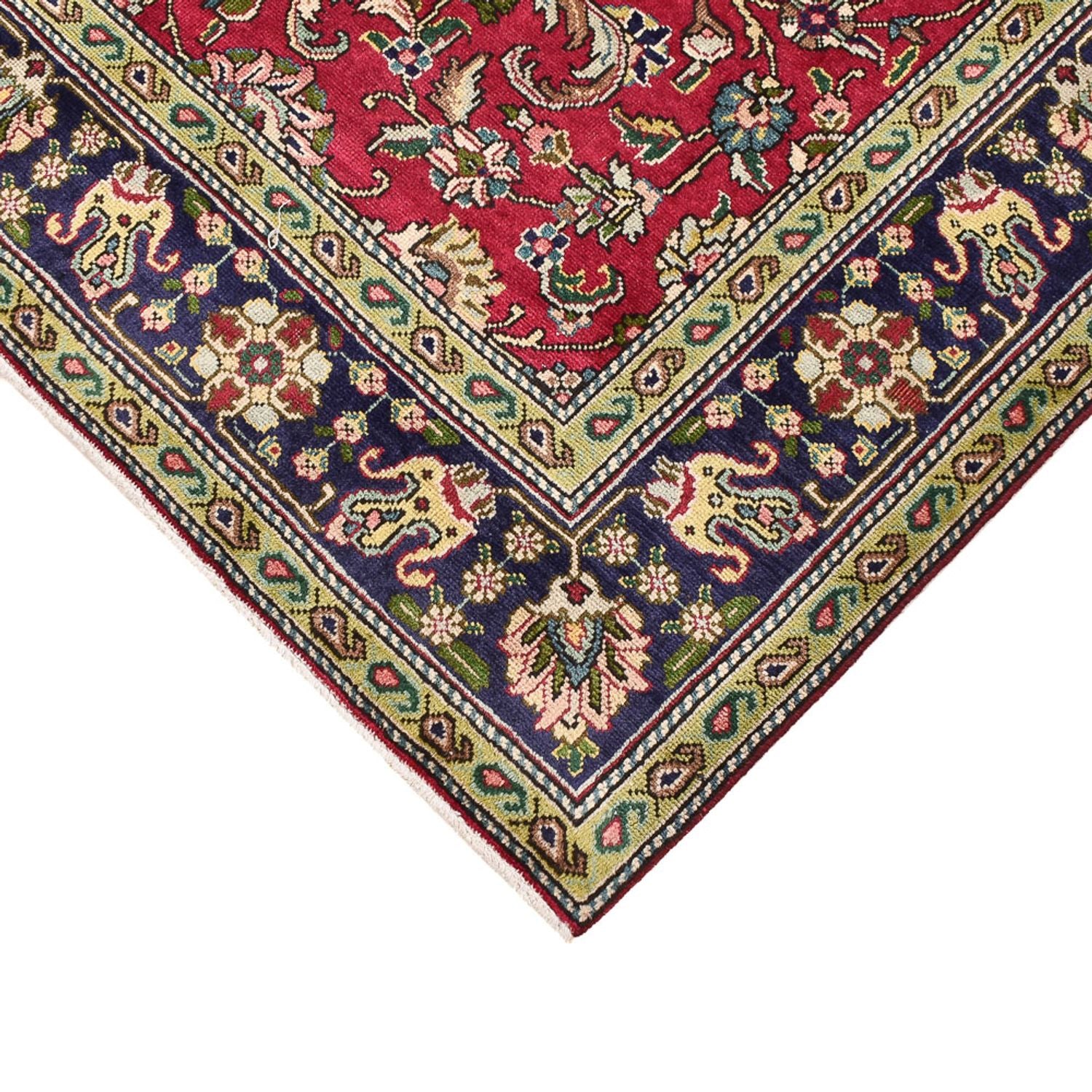 Tappeto Persero - Tabriz - 198 x 142 cm - rosso