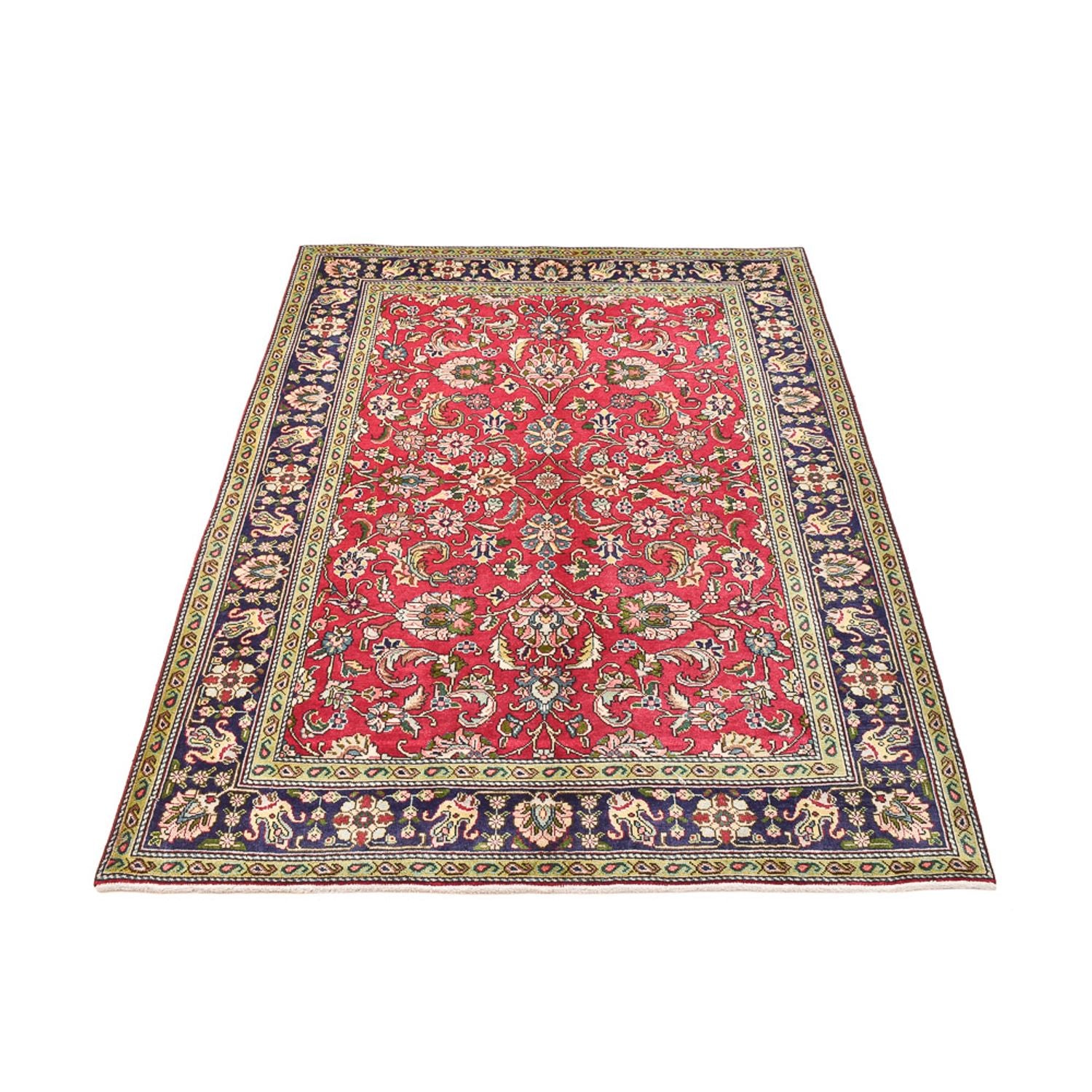 Tappeto Persero - Tabriz - 198 x 142 cm - rosso
