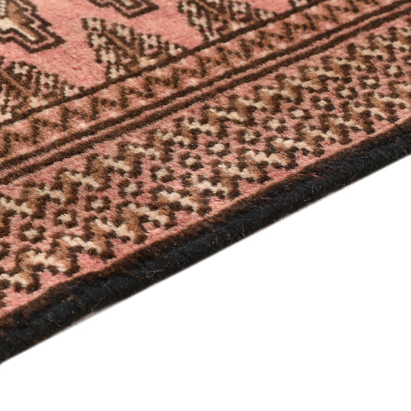 Tappeto Turkaman - 128 x 90 cm - rosso chiaro