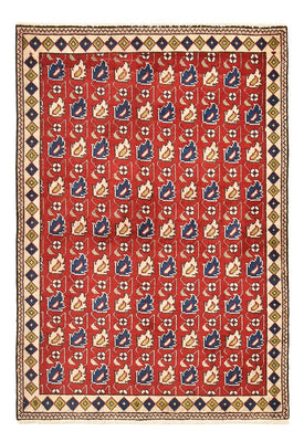 Tappeto Persero - Tabriz - 140 x 96 cm - rosso