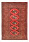 Tappeto Turkaman 98x144cm - Tappeto persiano - Rettangolo / Rosso / 98 x 144 cm Rettangolo