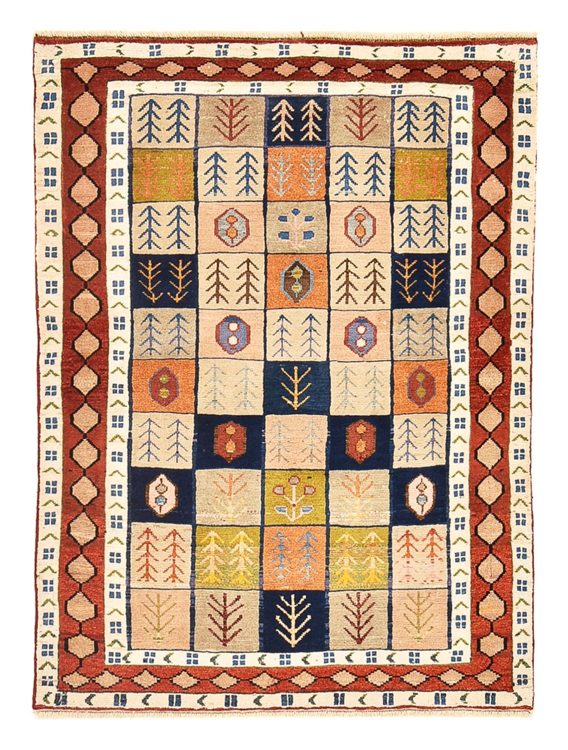 Tappeto Gabbeh - Persero - 143 x 103 cm - multicolore