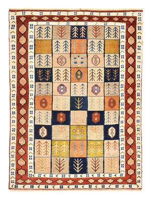 Tappeto Gabbeh - Persero - 143 x 103 cm - multicolore