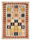Tappeto Gabbeh - Persero - 143 x 103 cm - multicolore