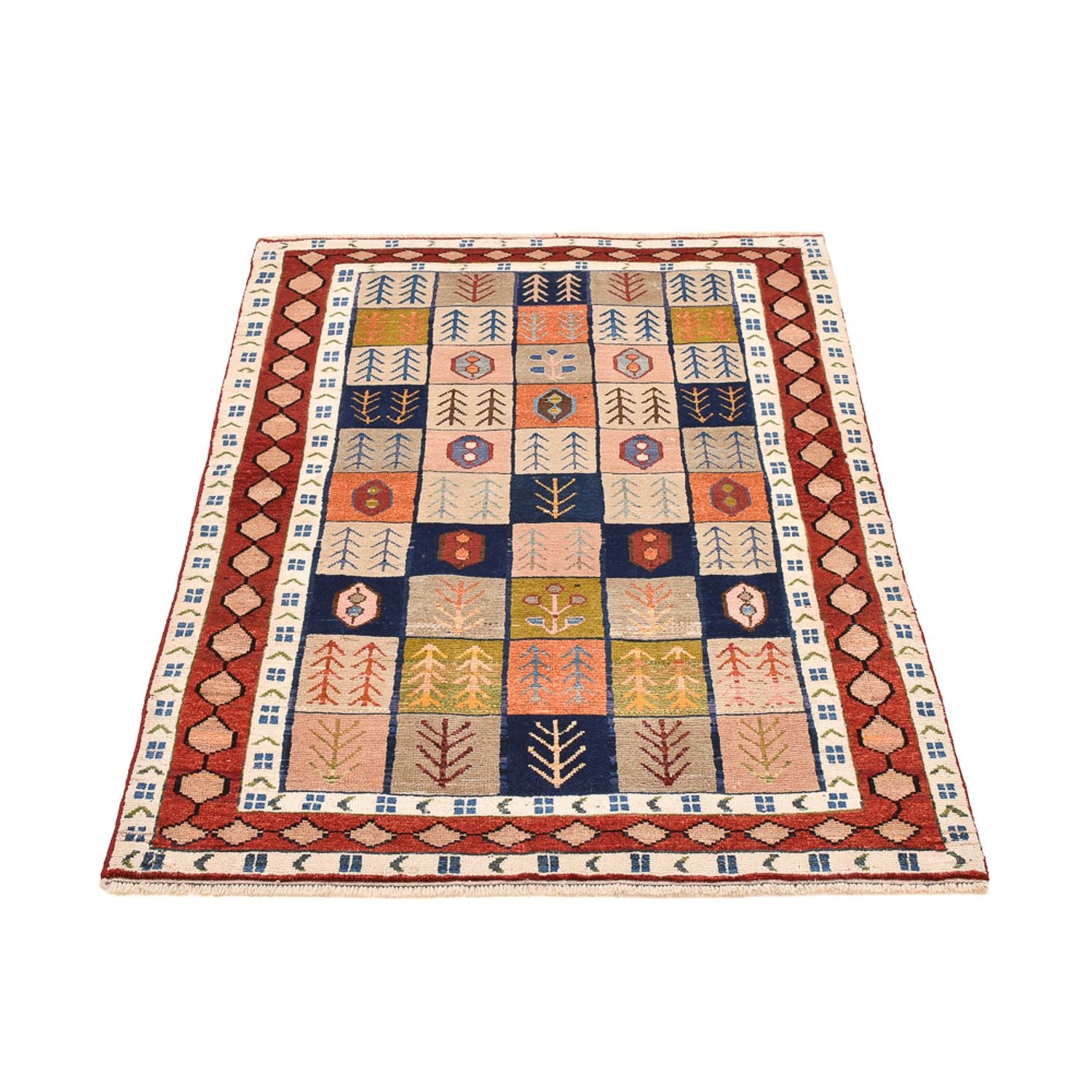 Tappeto Gabbeh - Persero - 143 x 103 cm - multicolore