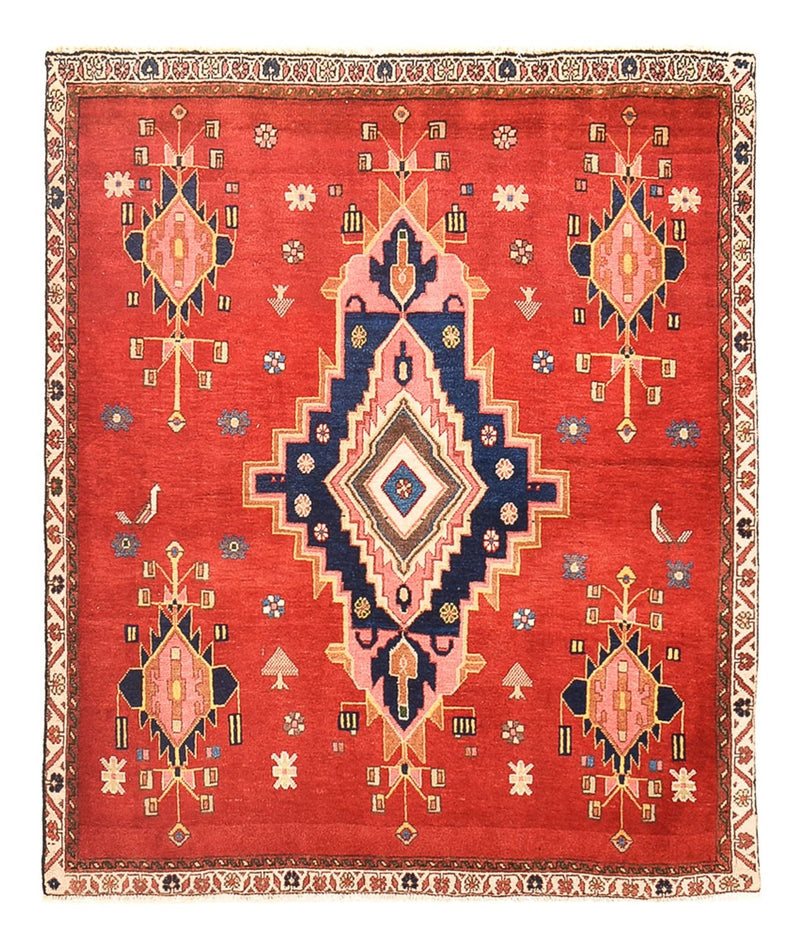 Tappeto corsia Tappeto Persero - Nomade - 129 x 107 cm - rosso