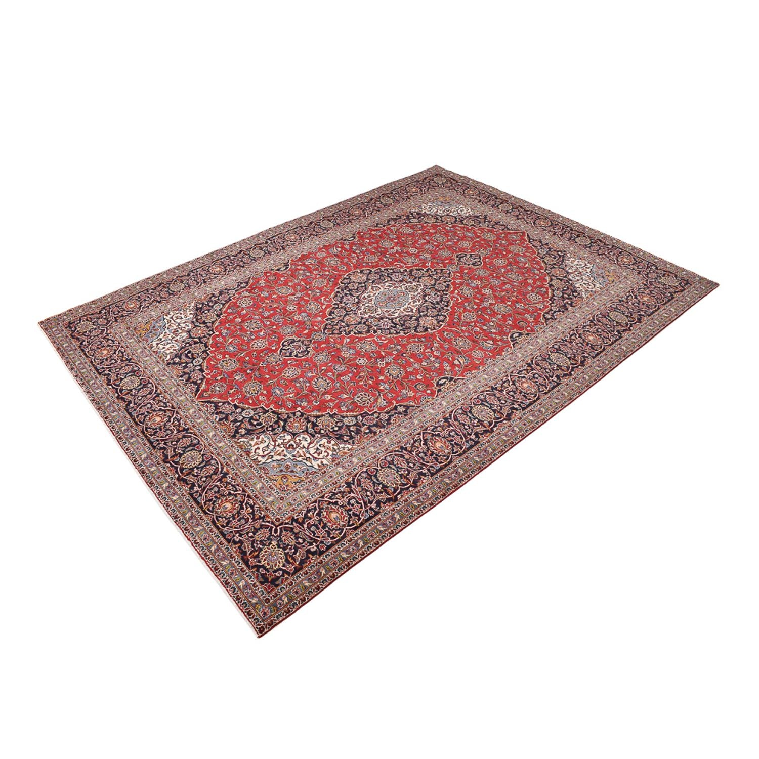 Tappeto Persero - Keshan - 395 x 297 cm - rosso