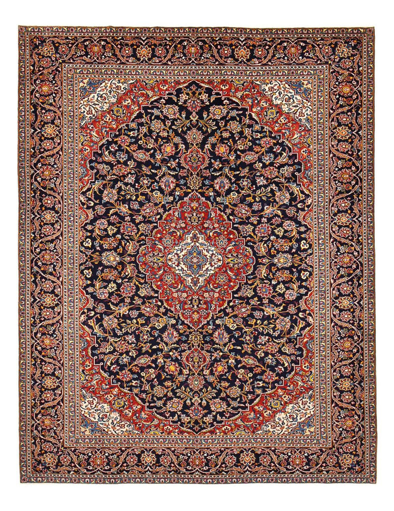 Tappeto Persero - Keshan - 381 x 292 cm - blu scuro