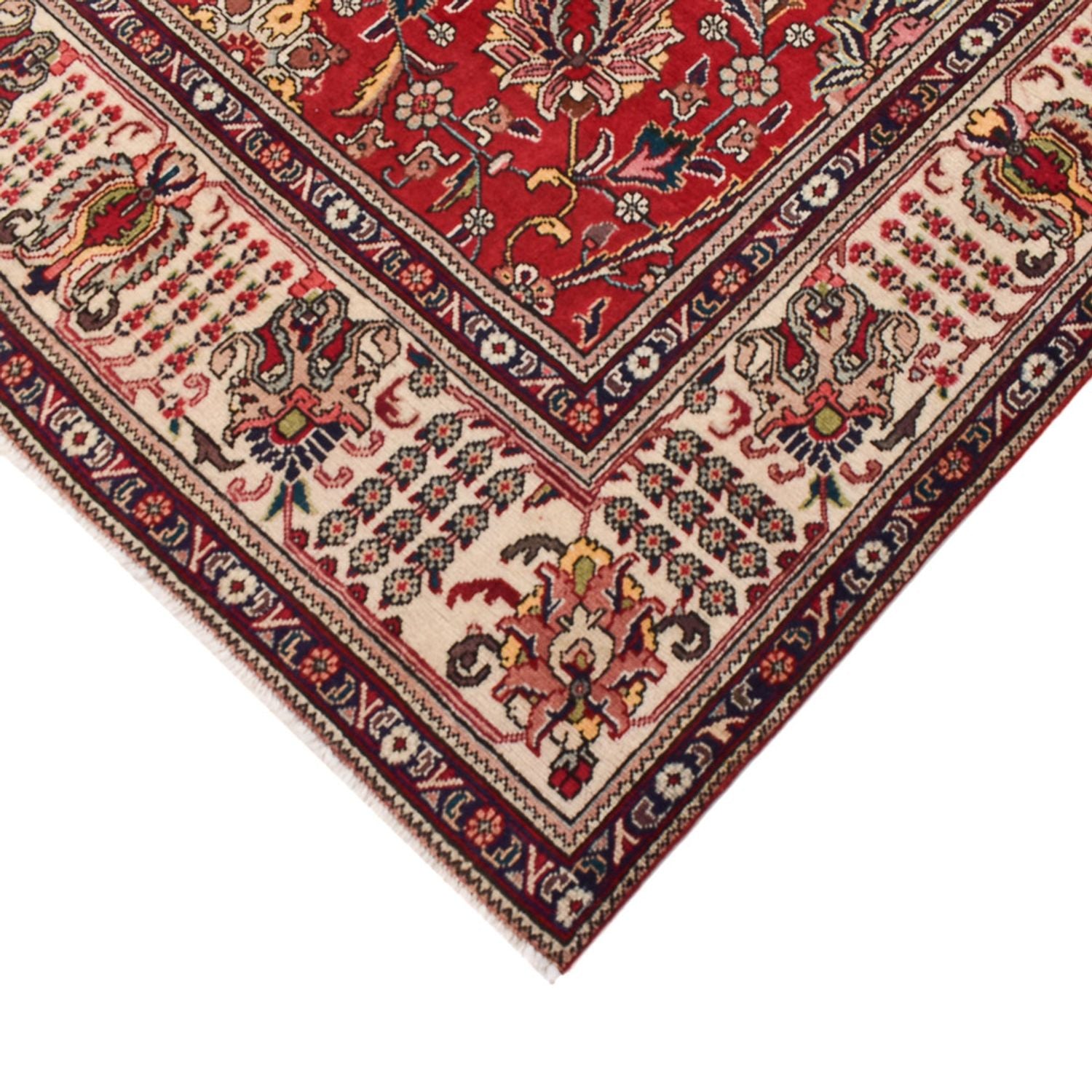 Tappeto Persero - Tabriz - 374 x 295 cm - rosso