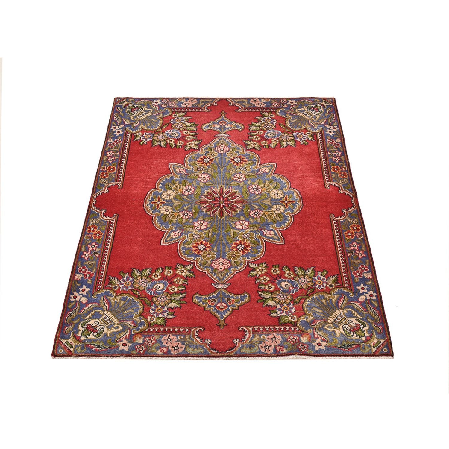 Tappeto Persero - Tabriz - 142 x 100 cm - rosso
