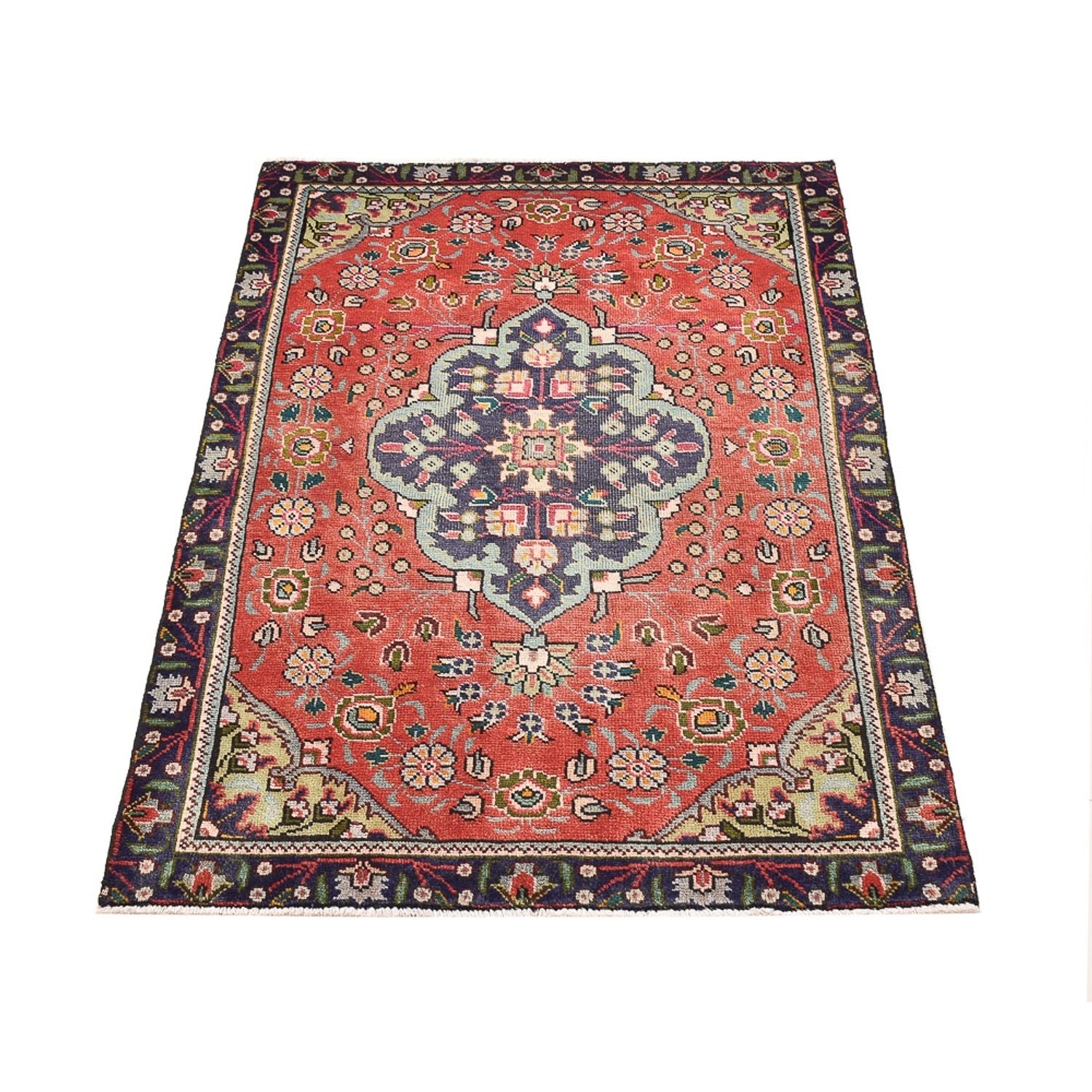 Tappeto Persero - Tabriz - 141 x 90 cm - rosso chiaro